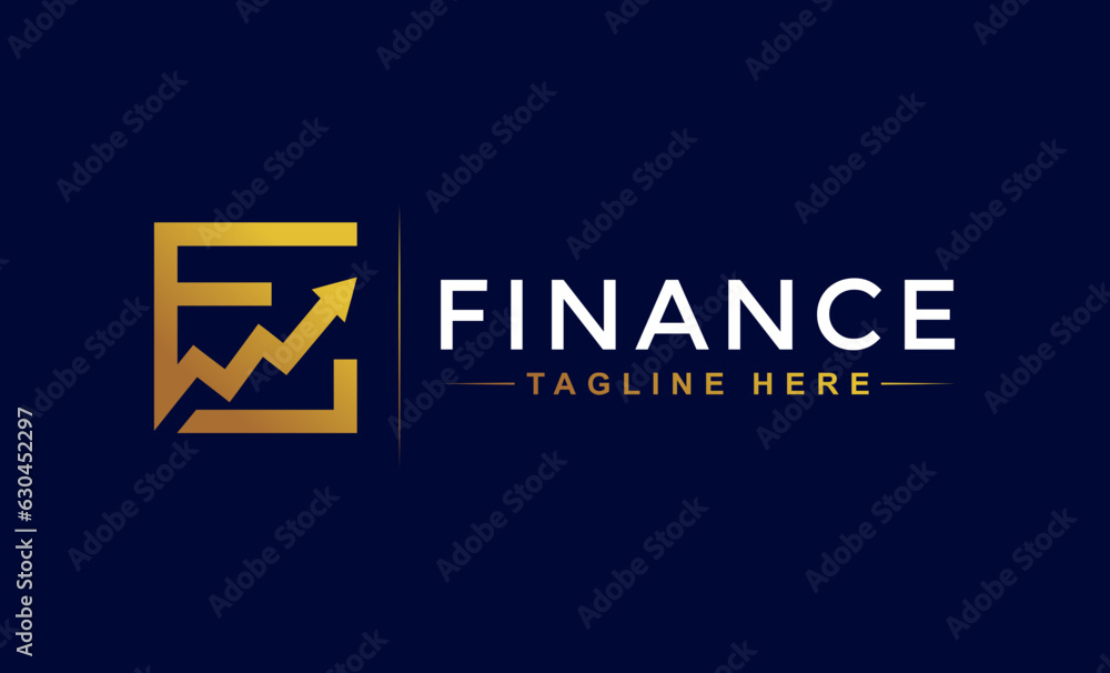 Obraz premium finance logo icon, business and finance logo, finance design, trading and distribution logo, accounting and financial logo, Financial Advisors Design Template Vector Icon, Finance Template.