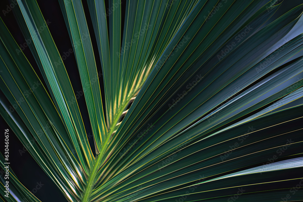 Obraz premium Palm leaves close-up