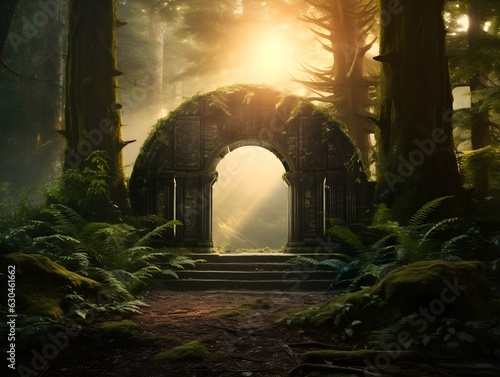 Portal der Fantasie  Das mystische Tor in der Natur