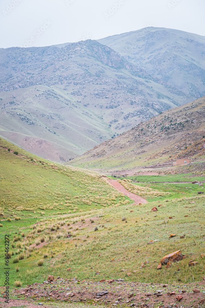Obraz premium Mountains in Kyrgyzstan. Beautiful kyrgyz landscapes