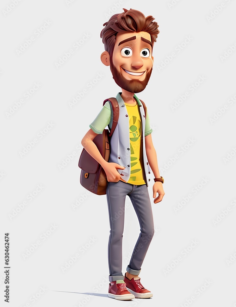 3d rendering of Animated 3D Cartoon Chararcter in Adventure And Travel wearing a Special Outfits 3d rendering of Animated 3D Cartoon Chararcter in Adventure And Travel wearing a Special Outfits