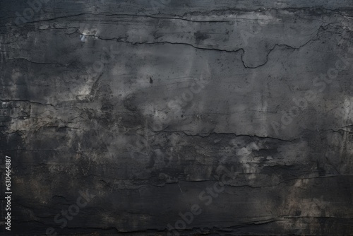 black wall with a grungy texture Generative AI