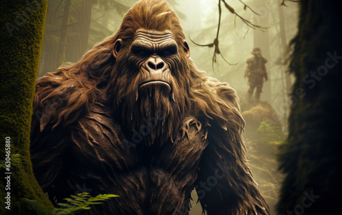 Legendary Bigfoot: Mysterious Forest Encounter