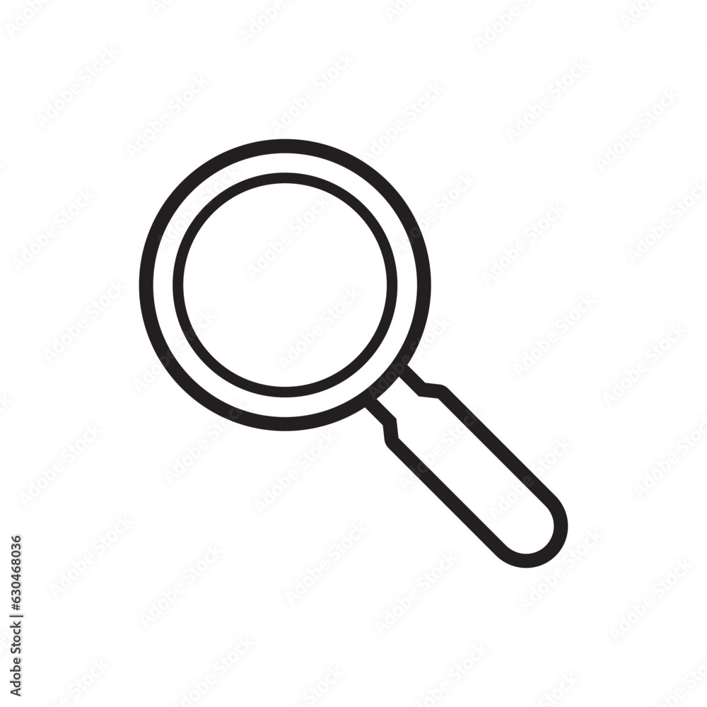 magnifying glass icon design vector template magnifying glass icon design vector template