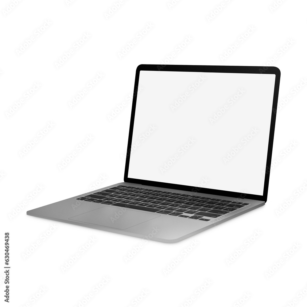 White Blank template laptop isolated on a white background White Blank template laptop isolated on a white background