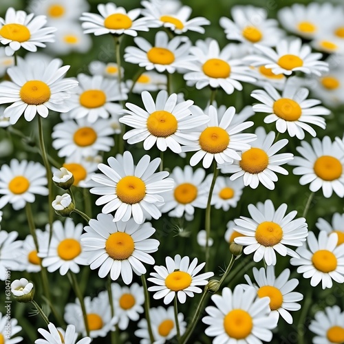 daisies in the garden. ai generated images © Big