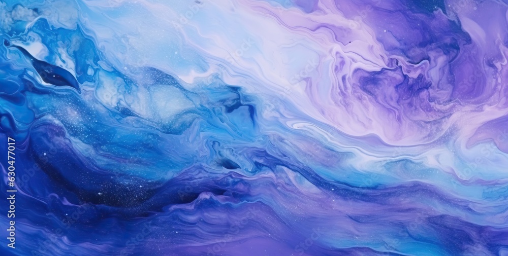 Abstract blue, purple and purple watercolor background.