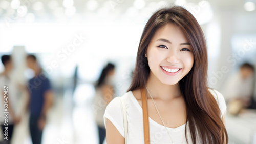 young adult woman, asian, l...