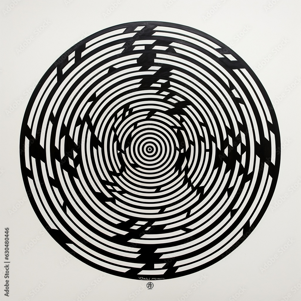 Optical illusion illustration Optical illusion illustration
