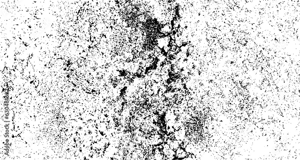 Fototapeta premium Rough black and white texture vector. Distressed overlay texture. Grunge background. Abstract textured effect. Vector Illustration. Black isolated on white background. EPS10 