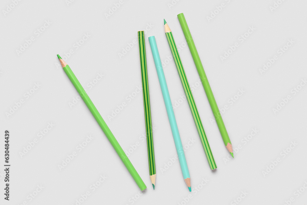 Color pencils on light background Color pencils on light background
