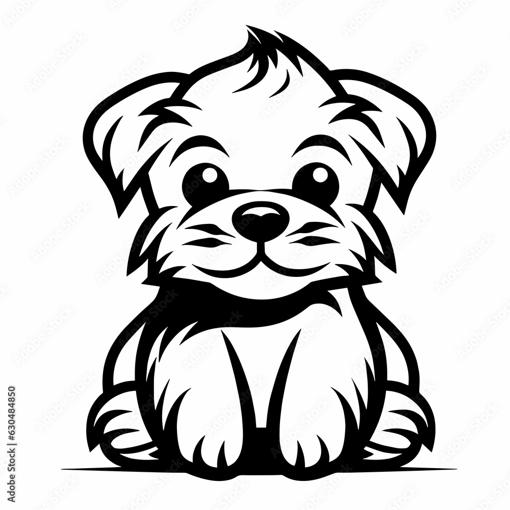 Pet Dog Puppy Kitten Cat Human Friend Animal Cartoon Logo Pet Dog Puppy Kitten Cat Human Friend Animal Cartoon Logo