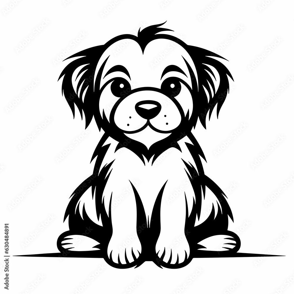 Pet Dog Puppy Kitten Cat Human Friend Animal Cartoon Logo Pet Dog Puppy Kitten Cat Human Friend Animal Cartoon Logo