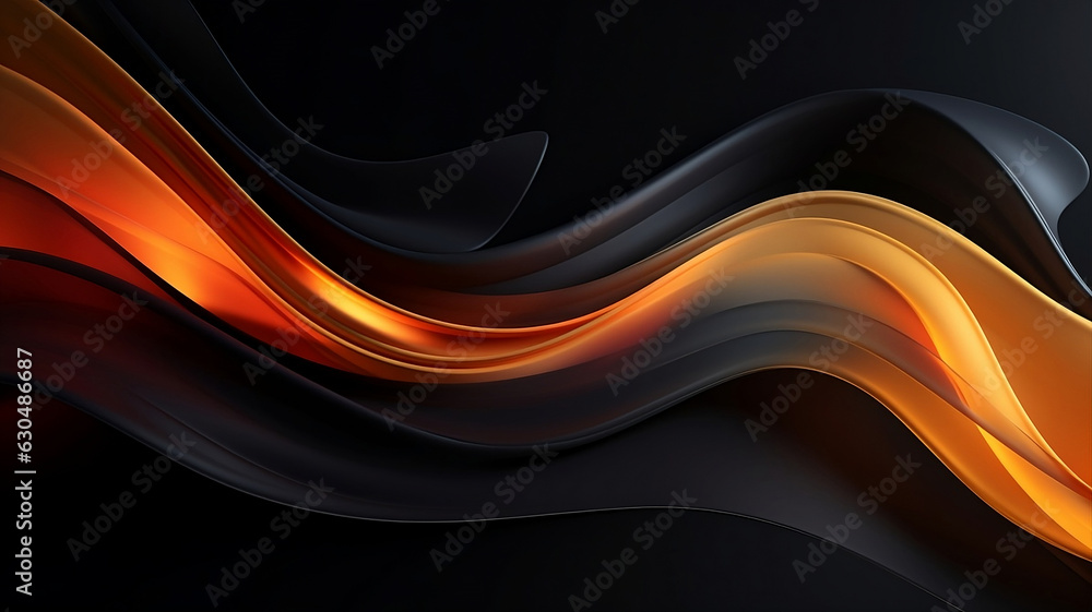 Fototapeta premium Minimalistic Business Art: Dark Background