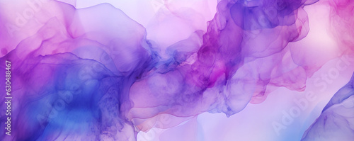 alcohol Ink texture violet close up abstract background made with generative AI © Annuitti
