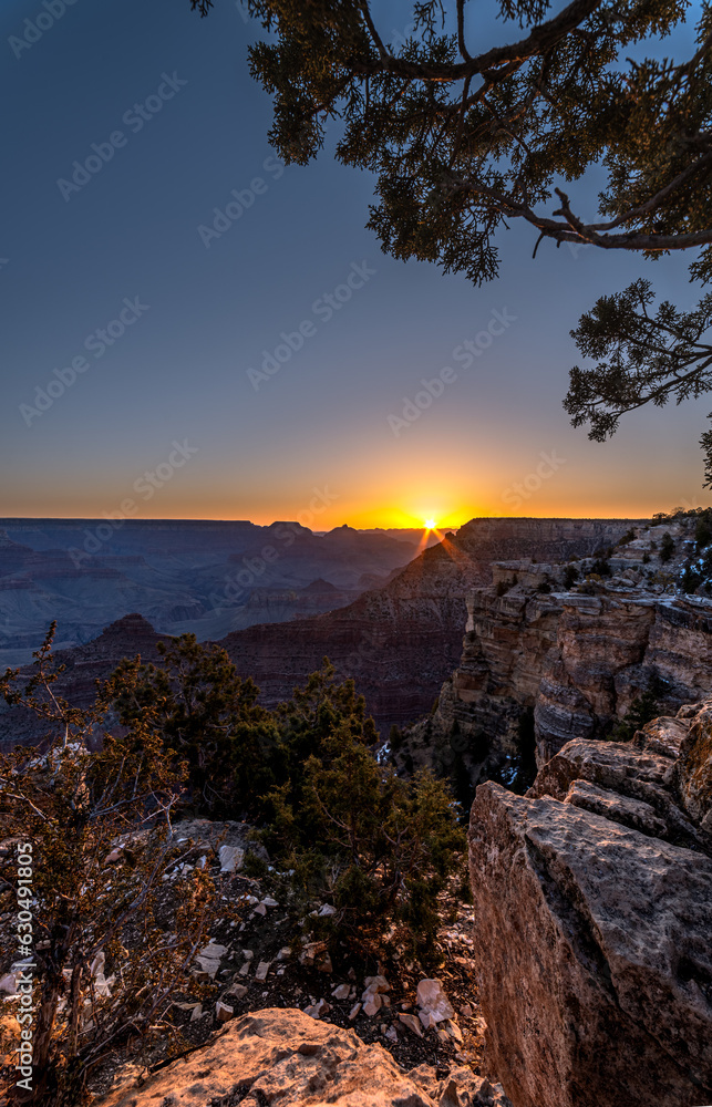 sunrise over Grand Canyon 