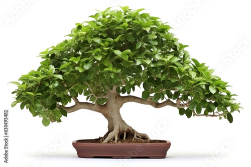 ficus isolated on white background.