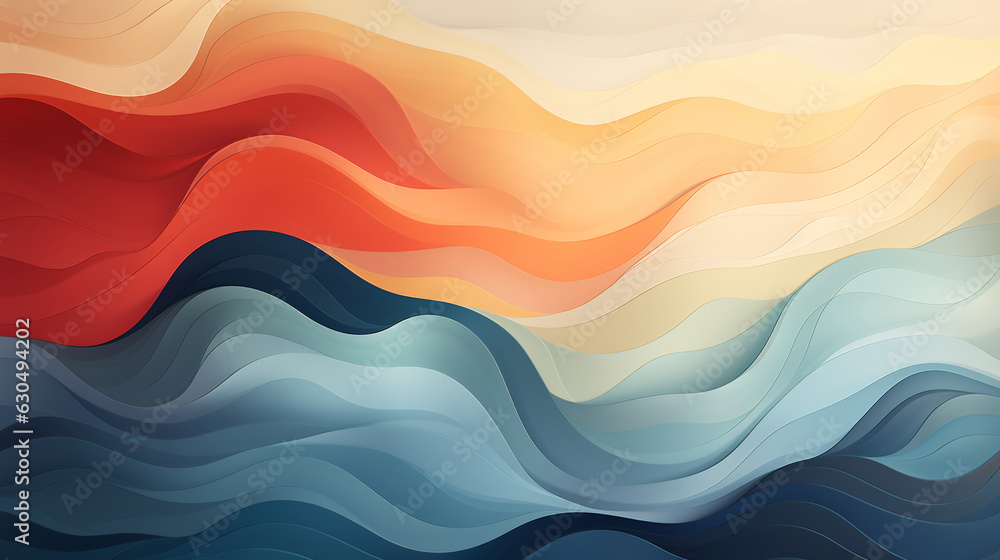 bright groovy psychedelic retro background in pastel colors. generative ai bright groovy psychedelic retro background in pastel colors. generative ai