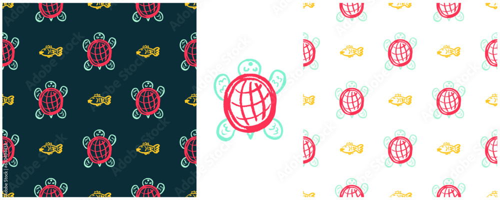 Set drawings with wax crayons. Print for cloth design, textile, fabric, wallpaper, wrapping paper Set drawings with wax crayons. Print for cloth design, textile, fabric, wallpaper, wrapping paper