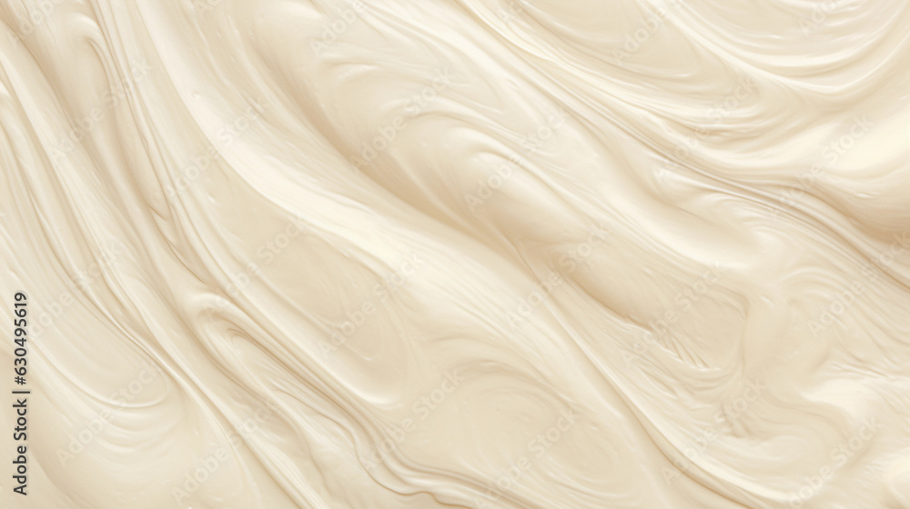 Cream Watercolor Texture Background. Generative AI. Cream Watercolor Texture Background. Generative AI.