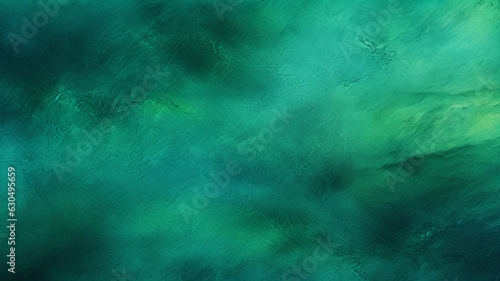 Emerald Green Watercolor Texture Background. Generative AI.