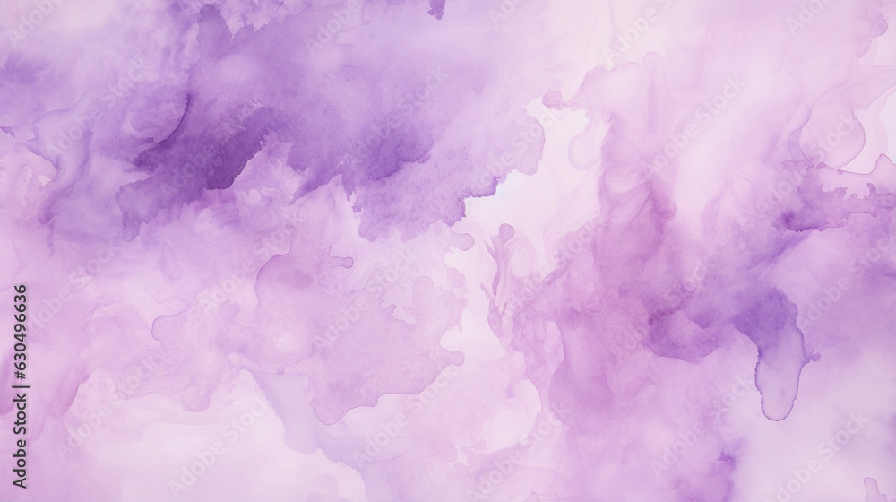 Lilac Watercolor Texture Background. Generative AI.