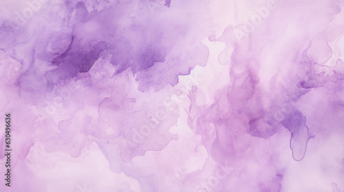 Lilac Watercolor Texture Background. Generative AI.