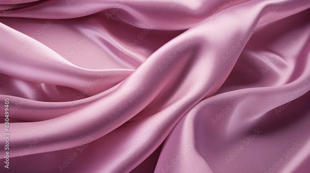 Obraz premium Silk Fabric Texture Background. Generative AI.