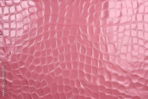 Pink animalistic design leather background. Generative AI photo