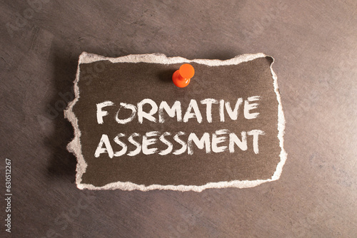 Formative Assessment text on paper in a beautiful envelope.