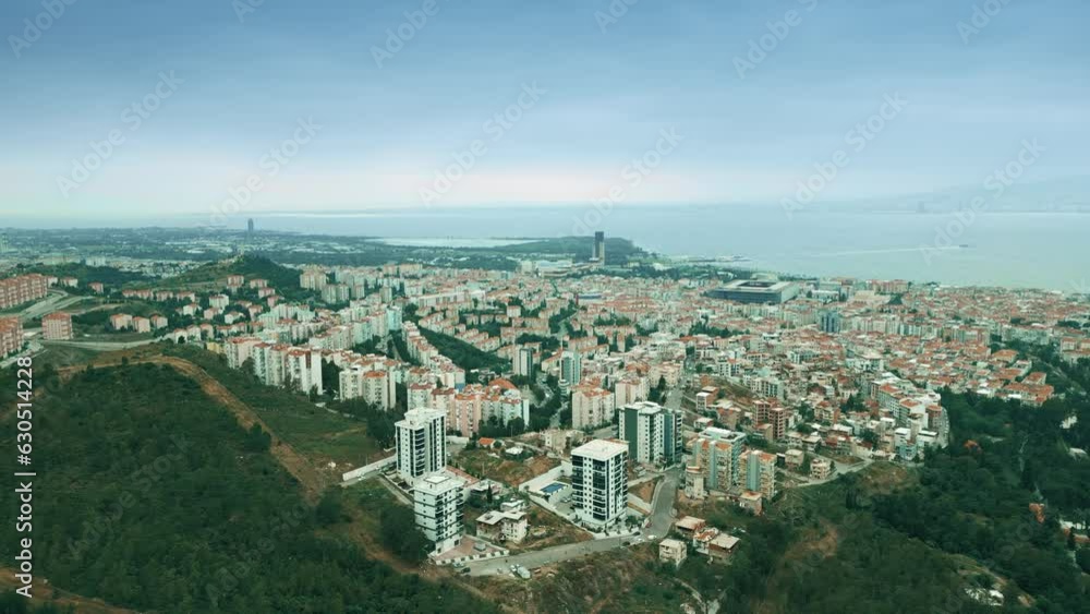 Aerial view of Balchova, a district of Izmir Province in Turkey Aerial view of Balchova, a district of Izmir Province in Turkey