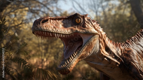 tyrannosaurus rex dinosaur © grocery store design