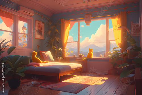 simpson cat,Generative AI