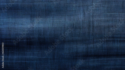 Classic Blue French Linen Texture, Pattern blue dark denim, linen, natural cotton satin textile textured canvas, Fabric for Jeans Textile