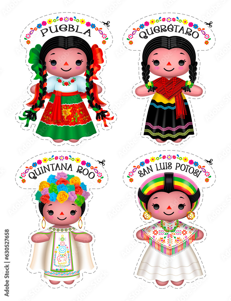 Vestidos tradicionales mexicanos
