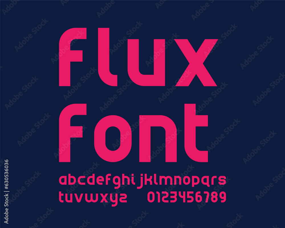 modern simplicity contemporary font set design in vector format modern simplicity contemporary font set design in vector format