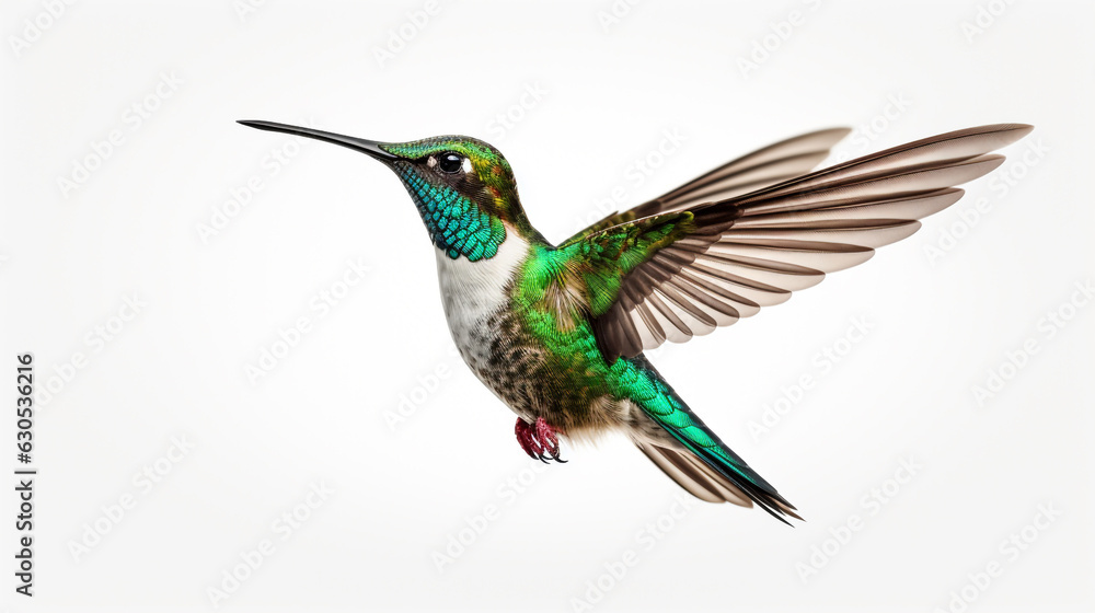 Fototapeta premium hummingbird in flight. Generative Ai. 