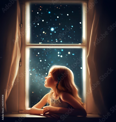 Girl in the window generative ai