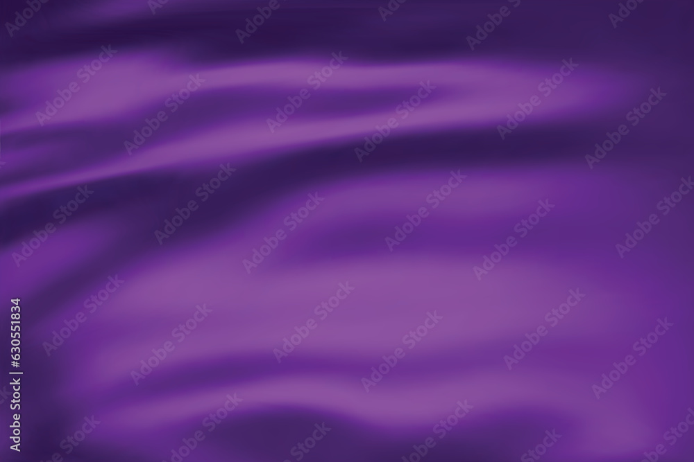 Close-up texture of purple silk. Light magenta fabric smooth texture surface background. Smooth elegant violet silk in Sepia toned. Texture, background, pattern, template. 3D vector illustration.