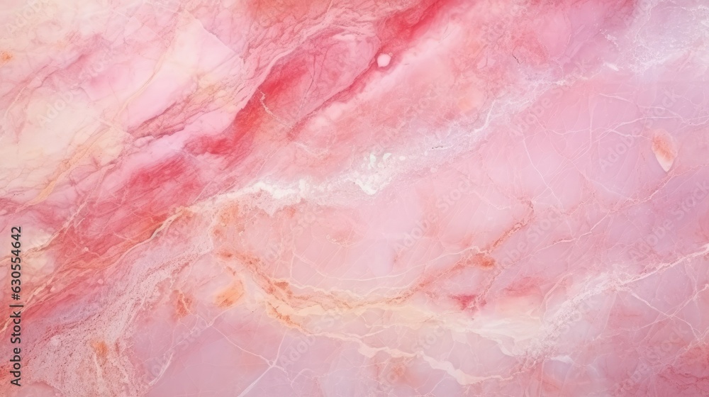 blissful pink abstract marble texture background, generative ai