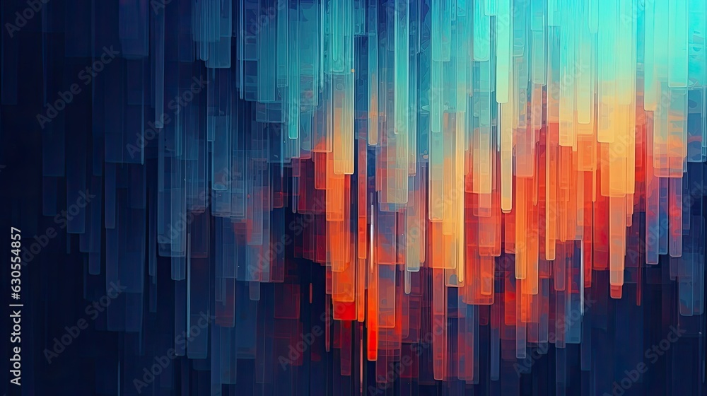 energetic abstract glitch texture background, generative ai