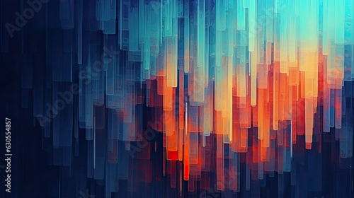 energetic abstract glitch texture background  generative ai