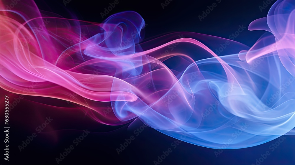 peaceful abstract smoke texture background, generative ai