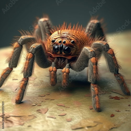a unique large tarantula spider