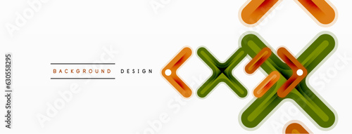 Minimal geometric background cross line. Design for wallpaper, banner, background, landing page, wall art, invitation, prints, posters