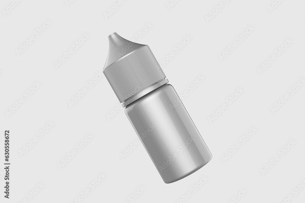 30 ml Vape Dropper Bottle Mockup Isolated On White Background. 3d illustration 30 ml Vape Dropper Bottle Mockup Isolated On White Background. 3d illustration