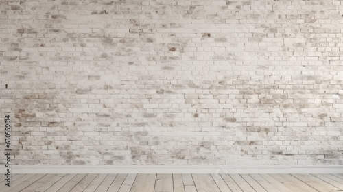 Cream and white brick wall texture copy space background