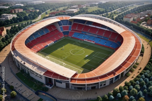 arial view of the stadium