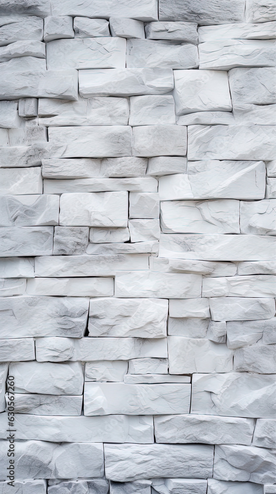 Fototapeta premium White stone wall texture background