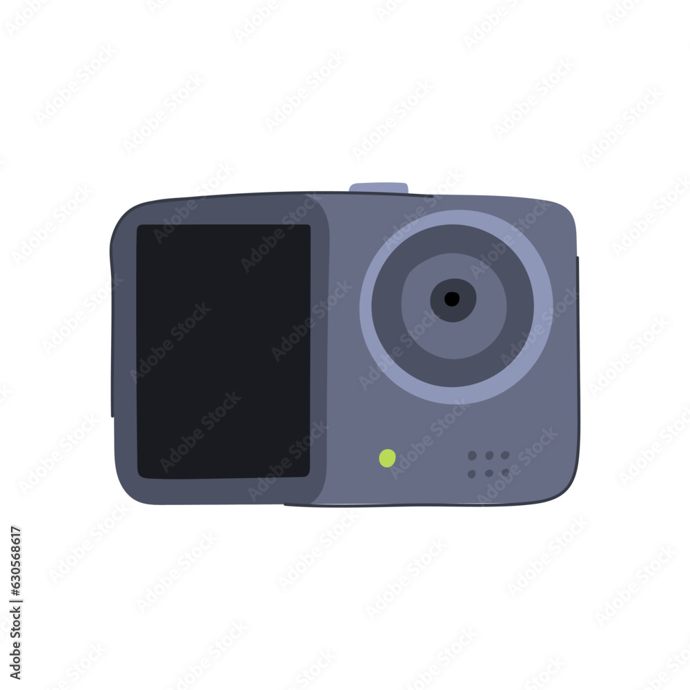 sea action camera cartoon. man interview, tv surf, stick studio sea action camera sign. isolated symbol vector illustration sea action camera cartoon. man interview, tv surf, stick studio sea action camera sign. isolated symbol vector illustration